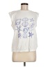 Orca 100% Cotton White Sleeveless T-Shirt Size M - photo 1
