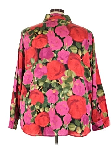 Karl Lagerfeld Paris Long Sleeve Blouse (view 2)