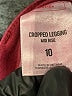 Express Color Block Burgundy Jeans Size 10 - photo 8