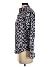 C. Wonder 100% Cotton Chevron-herringbone Blue Long Sleeve Blouse Size XXS - photo 5
