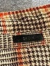 Shein 100% Polyester Plaid Brown Coat Size M (estimated) - photo 6