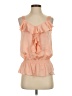 Kenar Orange Sleeveless Blouse Size S - photo 1