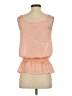 Kenar Orange Sleeveless Blouse Size S - photo 2