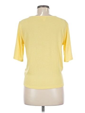 Greige Short Sleeve Top (view 2)