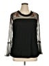 Ruff Hewn 100% Polyester Black Long Sleeve Blouse Size XL - photo 1