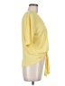 Greige Yellow Short Sleeve Top Size M - photo 4