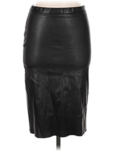 Lamarque Leather Skirt (view 1)