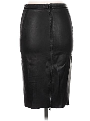 Lamarque Leather Skirt (view 2)