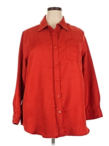 Woman Within 3/4 Sleeve Blouse (view 1)