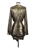 Mable 100% Polyester Metallic Gold Cocktail Dress Size S - photo 2