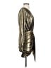 Mable 100% Polyester Metallic Gold Cocktail Dress Size S - photo 4