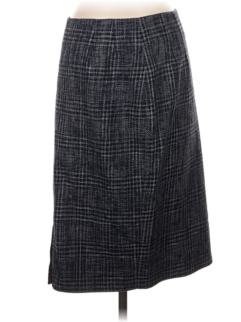 Pre-owned Brooks Brothers Formal Skirt In Gray