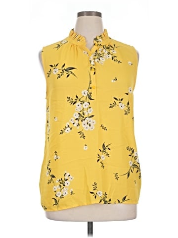 Ann Taylor LOFT Outlet Sleeveless Button-Down Shirt (view 1)