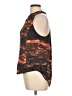 Burning Torch 100% Silk Orange Sleeveless Silk Top Size L - photo 5