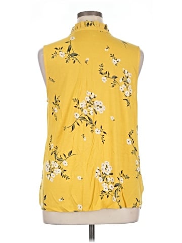 Ann Taylor LOFT Outlet Sleeveless Button-Down Shirt (view 2)