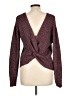 Matty M Tweed Burgundy Pullover Sweater Size L - photo 2