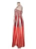 Unbranded Stripes Red Casual Dress Size M - photo 5