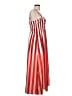 Unbranded Stripes Red Casual Dress Size M - photo 4