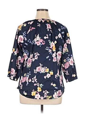 Cj Banks 3/4 Sleeve Blouse (view 2)