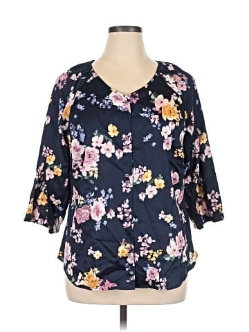 Cj Banks 3/4 Sleeve Blouse (view 1)
