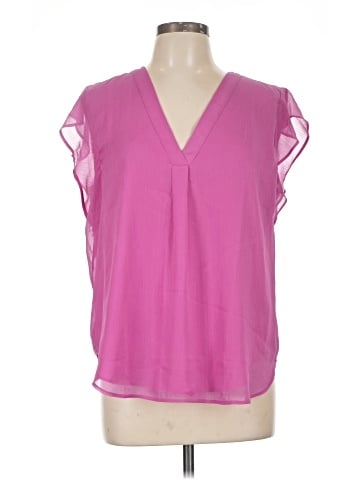 Ann Taylor Factory Short Sleeve Blouse (view 1)