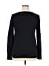 Halogen Print Black Pullover Sweater Size XL - photo 2