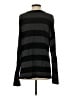 Kensie Stripes Black Pullover Sweater Size S - photo 2