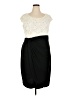 Connected Apparel Ivory Cocktail Dress Size 20 - photo 1