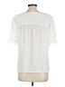 DR2 100% Polyester White Short Sleeve Blouse Size L - photo 2