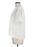 DR2 100% Polyester White Short Sleeve Blouse Size L - photo 5