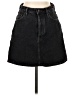 Acne Studios 100% Cotton Solid Black Denim Skirt Size EU 34 / US 4 - photo 1