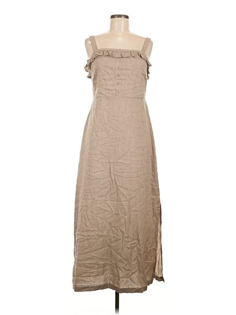 Able Casual Dress In Tan