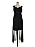 Connected Apparel 100% Polyester Black Cocktail Dress Size 14 - photo 1