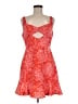 BCBGMAXAZRIA 100% Polyester Orange Cocktail Dress Size 8 - photo 1