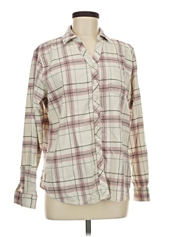 Weatherproof Long Sleeve Button-Down Shirt (view 1)
