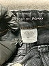 Zara Chevron-herringbone Gray Jeans Size 10 - photo 3