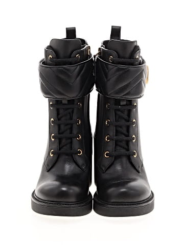Gucci Matelasse Quilted Leather GG Strap Ankle Boots (view 2)