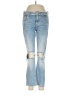 Zara Basic Hearts Blue Jeans Size 6 - photo 1