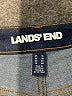 Lands' End Chevron-herringbone Blue Jeans Size 16 - photo 4
