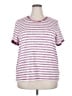 Gap Stripes Pink Short Sleeve T-Shirt Size XXL - photo 1
