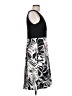 Studio 1 100% Polyester Graphic Black Cocktail Dress Size 10 - photo 4