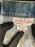 Isabel Maternity Color Block Blue Denim Shorts Size 4 Maternity - photo 3