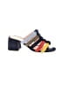 J.Crew Color Block Blue Sandals Size 5 1/2 - photo 1