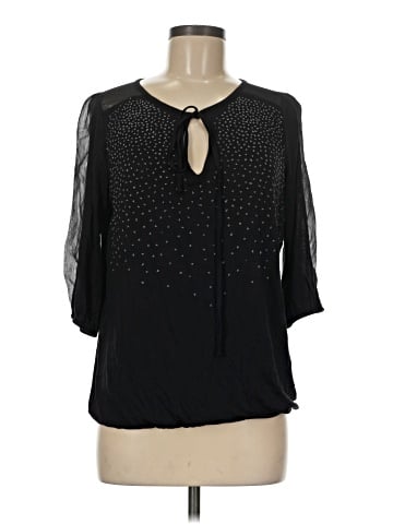 Espresso 3/4 Sleeve Blouse (view 1)