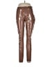 Forever 21 100% Polyurethane Metallic Brown Leggings Size L - photo 1