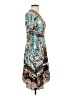 Akemi + Kin 100% Rayon Paisley Floral Blue Teal Kimono Size 2 - photo 4