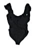 J.Crew Solid Black One Piece Swimsuit Size 16 - photo 1