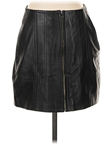Reiss Faux Leather Skirt (view 1)