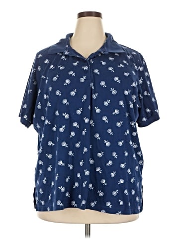 Woman Within Short Sleeve Polo (view 1)