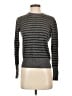 Equipment Stripes Gray Turtleneck Sweater Size S - photo 1